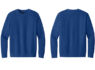 DT6104 District Fleece Custom Crewneck Deep Royal