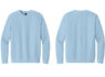 DT6104 District Fleece Custom Crewneck Ice Blue