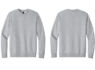 DT6104 District Fleece Custom Crewneck Light Heather Grey
