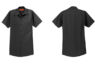 SP24 Red Kap Industrial Short Sleeve Work Shirt Charcoal