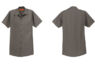 SP24 Red Kap Industrial Short Sleeve Work Shirt Grey