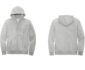 District Fleece Full Zip Hoodie DT6102 Lightheathergrey