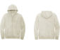 District Fleece Full Zip Hoodie DT6102 Oatmealheather