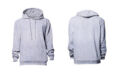 Royal Apparel 13155 Cotton Pullover USA Made Hoodie Heather Grey