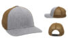 Outdoor Cap RGR 360M Trucker Hats HeatherGrey Copper