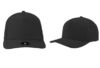 Zapped Headwear Blackhawk XL Black Performance Hats for big heads