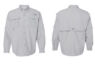 212463 Columbia PFG Bahama Long Sleeve Fishing Shirts Cool Grey
