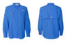 212474 PFG Bahama Women's Long Sleeve Fishing Shirts Vivid Blue