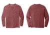 4410 Comfort Colors Heavyweight Long Sleeve Pocket Tee Brick