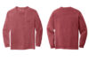 4410 Comfort Colors Heavyweight Long Sleeve Pocket Tee Crimson