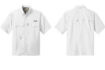 Custom Eddie EB602 Eddie Bauer Short Sleeve Performance Fishing Shirts White
