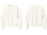 DT6105 District Fleece Women's Crewneck Sweatshirts Gardenia
