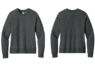 DT6105 District Fleece Women's Crewneck Sweatshirts Heathered Charcoal