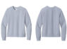 DT6105 District Fleece Women's Crewneck Sweatshirts Icelandic Purple