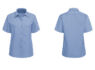 SP23 Red Kap Women's Industrial Work Shirt Light Blue