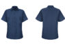 SP23 Red Kap Women's Industrial Work Shirt Navy