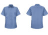 SP23 Red Kap Women's Industrial Work Shirt Petrol Blue