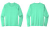 ST420LS Sport Tek Performance Long Sleeve Tshirts Bright Sea Foam