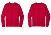 ST420LS Sport Tek Performance Long Sleeve Tshirts Deep Red