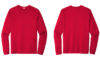 ST420LS Sport Tek Performance Long Sleeve Tshirts True Red