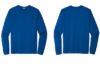 ST420LS Sport Tek Performance Long Sleeve Tshirts True Royal
