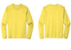 ST420LS Sport Tek Performance Long Sleeve Tshirts Yellow