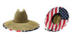 Lost Hat Co Wake Camo Straw Lifeguard Natty + 'Merica Wake