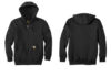 Black Custom Carhartt Hoodie CT100614 Rain Defender Paxton Heavyweight Hooded Zip Front Sweatshirt Black Custom Carhartt Hoodie CT100614 Rain Defender Paxton Heavyweight Hooded Zip Front Sweatshirt