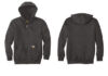 Carbon Heather Custom Carhartt Hoodie CT100614 Rain Defender Paxton Heavyweight Hooded Zip Front Sweatshirt Carbon Heather Custom Carhartt Hoodie CT100614 Rain Defender Paxton Heavyweight Hooded Zip Front Sweatshirt