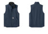 Navy CT106439 Custom Carhartt Rain Defender Soft Shell Vest Navy CT106439 Custom Carhartt Rain Defender Soft Shell Vest