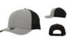 10 10 Hats 616 6 Panel Performance Cap - Grey/Black