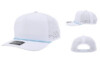 10 10 Hats R615 5 Panel Rope Hat White Light Blue Rope