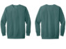 1566 Comfort Colors Ring Spun Crewneck Sweatshirt Blue Spruce2