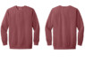 1566 Comfort Colors Ring Spun Crewneck Sweatshirt Chambray