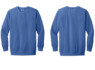 1566 Comfort Colors Ring Spun Crewneck Sweatshirt Flo Blue