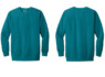 1566 Comfort Colors Ring Spun Crewneck Sweatshirt Topaz Blue