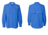 212474 PFG Bahama Women's Long Sleeve Fishing Shirts Vivid Blue