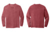 4410 Comfort Colors Heavyweight Long Sleeve Pocket Tee Crimson