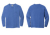 4410 Comfort Colors Heavyweight Long Sleeve Pocket Tee Floblue