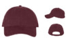 47' Brand 4700 Cleanup Cap Unstructured Dad Hat Dark Maroon