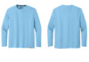 CT106972 Carhartt Performance Long Sleeve Tshirts Fresh Water Blue