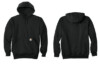 Black Custom Carhartt Hoodie CT100615 Rain Defender