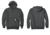 Carbon Heather Custom Carhartt Hoodie CT100615 Rain Defender
