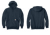 New Navy Custom Carhartt Hoodie CT100615 Rain Defender
