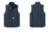 Navy CT106439 Custom Carhartt Rain Defender Soft Shell Vest Navy CT106439 Custom Carhartt Rain Defender Soft Shell Vest
