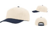 Cream Navy Richardson R356 5 Panel Gramps Hat