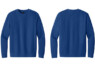 DT6104 District Fleece Custom Crewneck Deep Royal