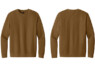 DT6104 District Fleece Custom Crewneck Duck Brown