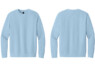 DT6104 District Fleece Custom Crewneck Ice Blue
