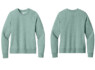 DT6105 District Fleece Women's Crewneck Sweatshirts Heathered Dusty Sage